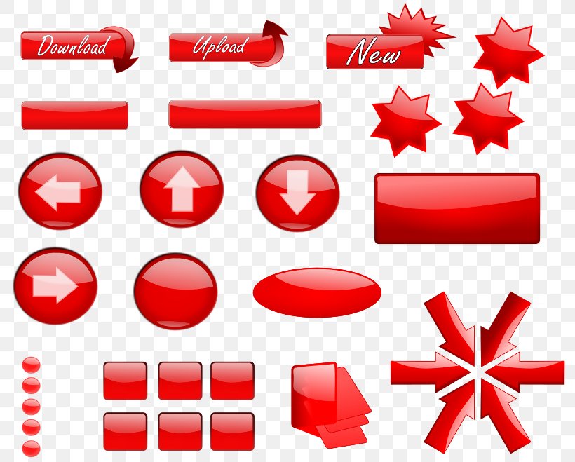 Vector Graphics Clip Art Image Web Button, PNG, 800x659px, Web Button, Area, Button, Drawing, Red Download Free