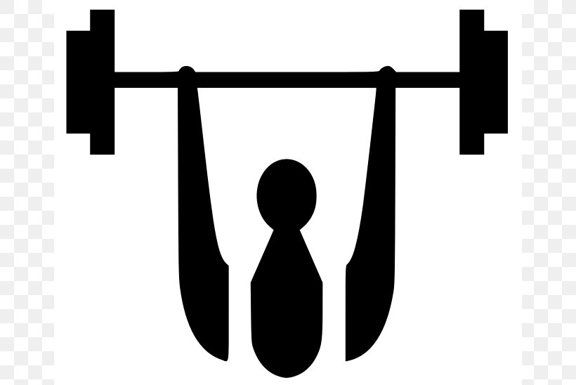 Barbell Weight Training Dumbbell Clip Art, PNG, 666x548px, Barbell, Area, Artwork, Black And White, Communication Download Free
