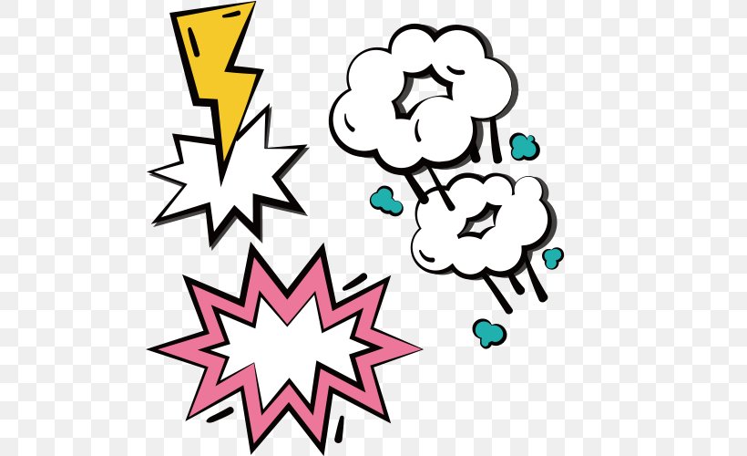 Cartoon Lightning Clip Art, PNG, 500x500px, Cartoon, Animation, Area, Cloud, Comics Download Free