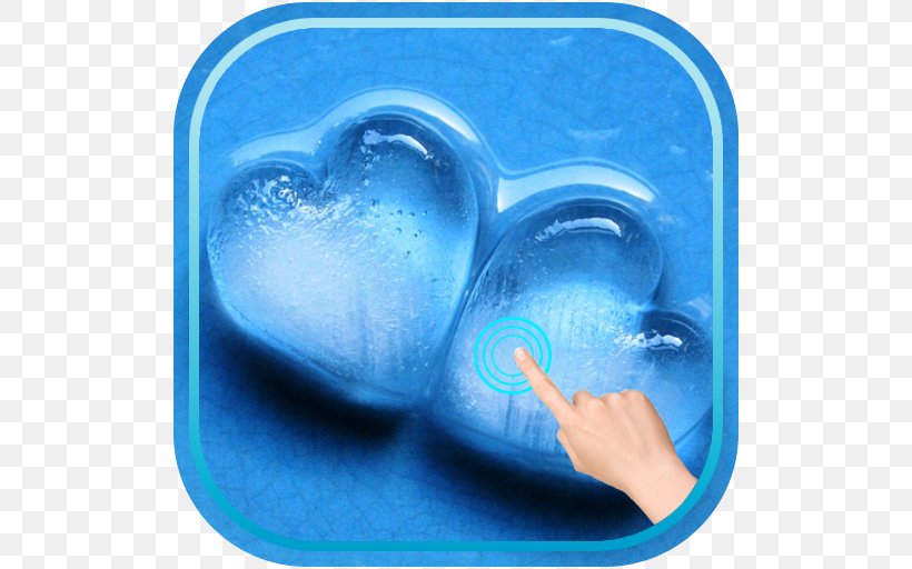 Desktop Wallpaper Water Love Hearts Food, PNG, 512x512px, Water, Blue, Food, Heart, Ice Download Free