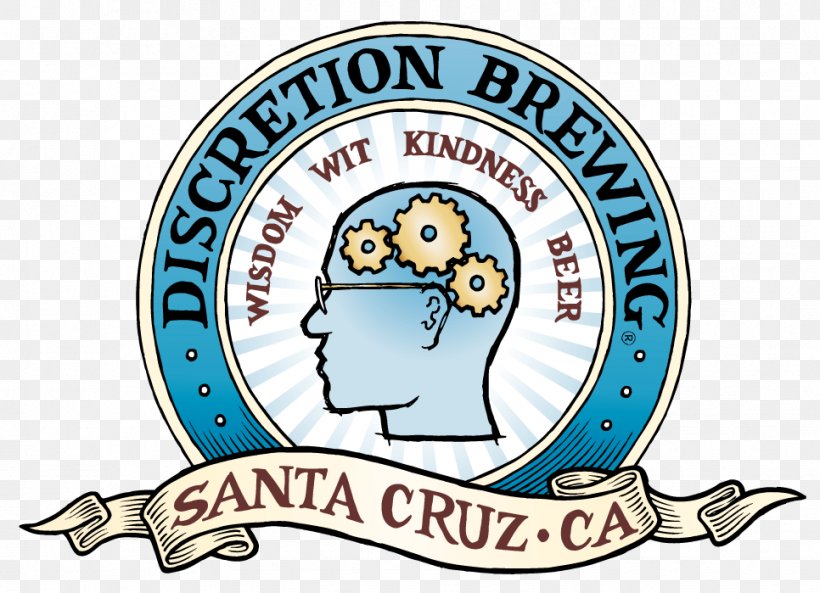 Discretion Brewing Beer Logo Santa Cruz India Pale Ale, PNG, 966x699px, Beer, Area, Beer Brewing Grains Malts, Brand, Brewery Download Free