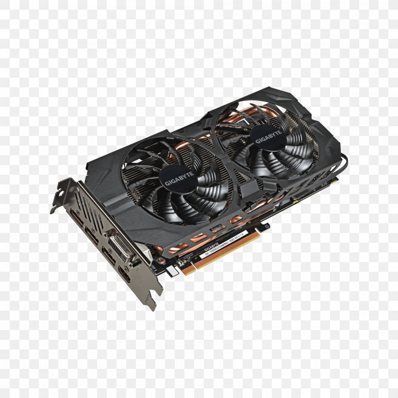 Graphics Cards & Video Adapters Laptop AMD Radeon R9 390 Gigabyte Technology GDDR5 SDRAM, PNG, 2000x2000px, Graphics Cards Video Adapters, Amd Radeon R9 390, Amd Radeon R9 390x, Cable, Computer Component Download Free