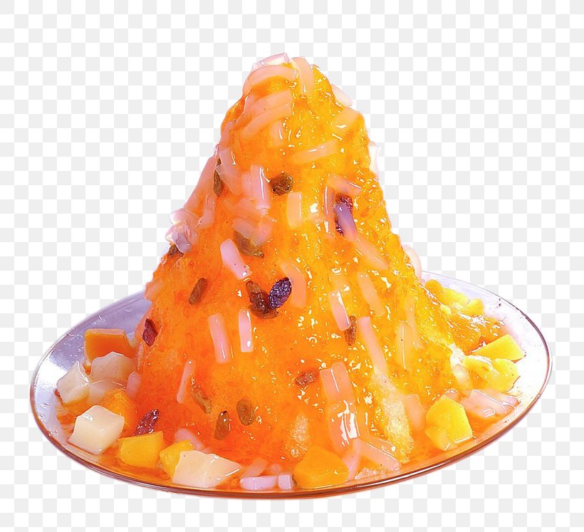 Ice Cream Shave Ice Orange, PNG, 800x747px, Ice Cream, Designer, Dessert, Dish, Food Download Free