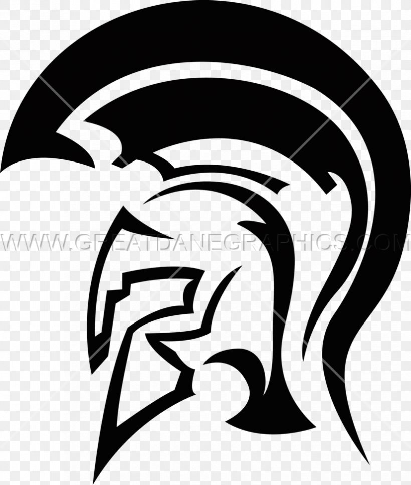 Spartan Army T-shirt Helmet Sticker, PNG, 825x973px, Sparta, Art, Black And White, Decal, Helmet Download Free