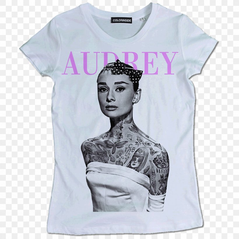 Audrey Hepburn Roman Holiday Tattoo Actor Celebrity, PNG, 1000x1000px, Audrey Hepburn, Actor, Brand, Celebrity, Clothing Download Free
