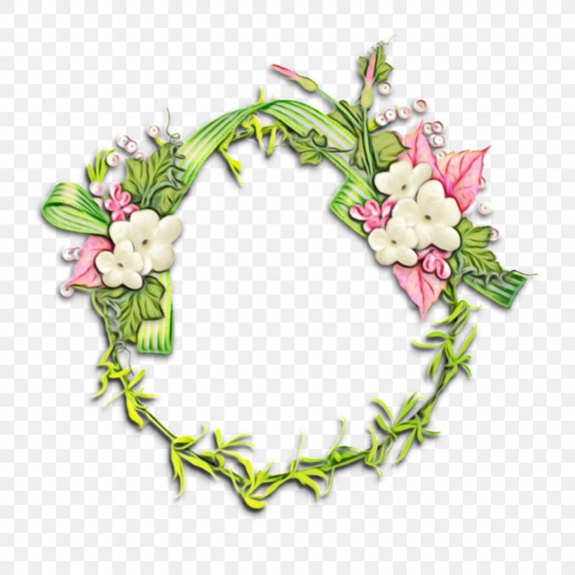 Flower Plant Wreath Font Cut Flowers, PNG, 1024x1024px, Watercolor, Cut Flowers, Flower, Interior Design, Paint Download Free