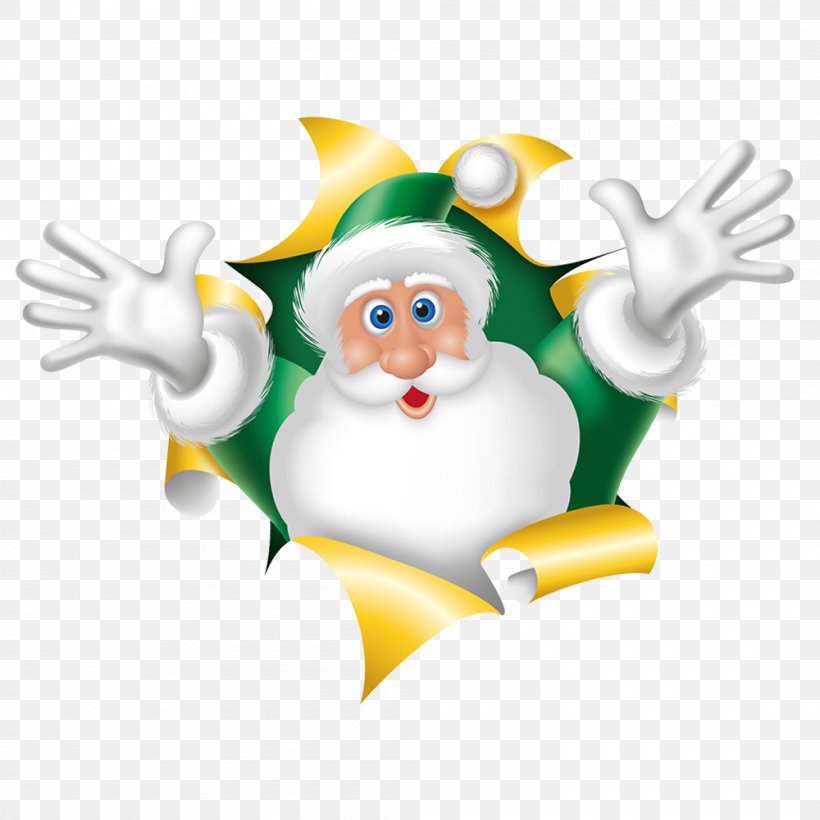 Santa Claus Christmas Ornament Deafness Clip Art, PNG, 1000x1000px, Santa Claus, Accessibility, Cartoon, Christmas, Christmas Decoration Download Free