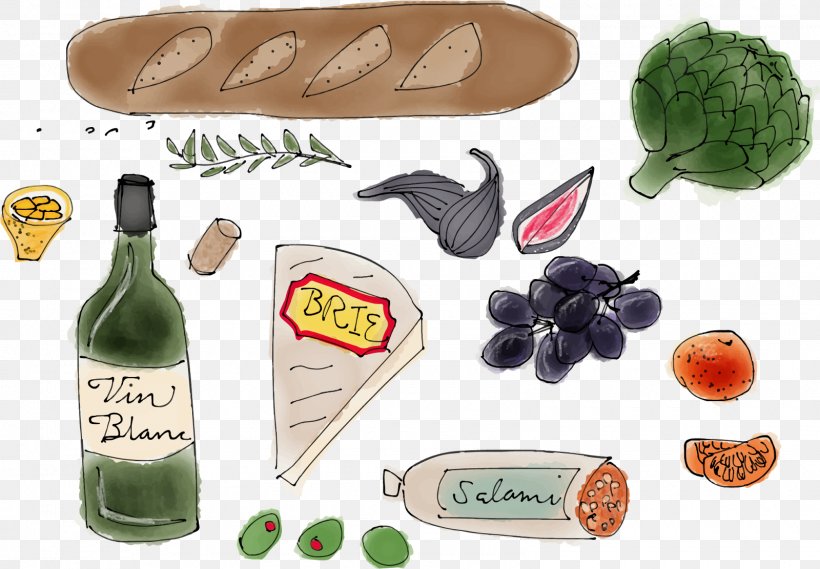 Liqueur Picnic Art Drawing Food, PNG, 1600x1111px, Watercolor, Cartoon, Flower, Frame, Heart Download Free