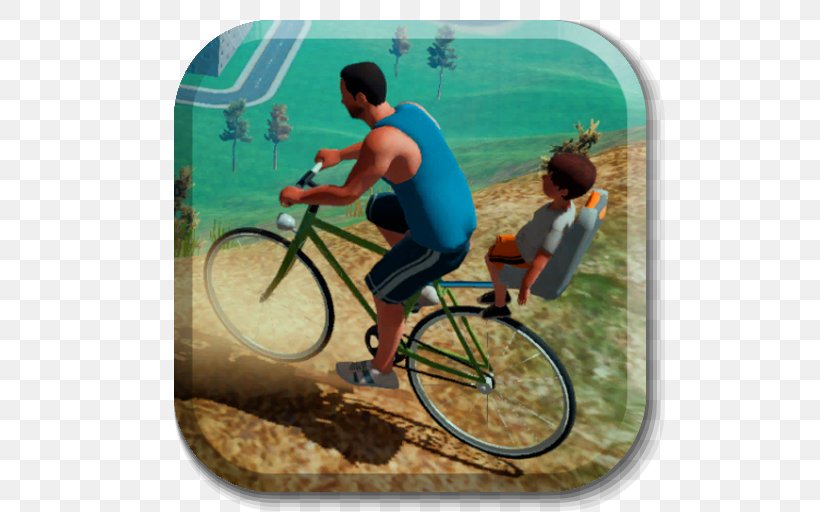 Mad Tracks Android Guts And Wheels 3D Simulation Video Game, PNG, 512x512px, Android, Android Gingerbread, Bicycle, Bicycle Accessory, Bicycle Frame Download Free