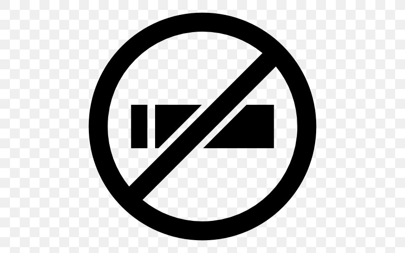 Smoking Ban No Symbol Clip Art, PNG, 512x512px, Smoking, Area, Black And White, Brand, Logo Download Free