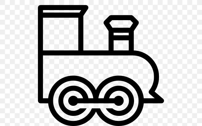 Train Steam Engine Steam Locomotive Clip Art, PNG, 512x512px, Train, Area, Black, Black And White, Brand Download Free