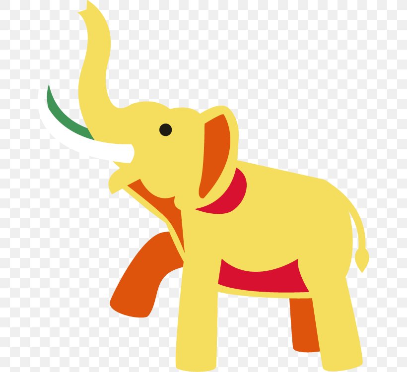 Indian Elephant Clip Art, PNG, 668x750px, Indian Elephant, Art, Carnivoran, Cartoon, Dog Like Mammal Download Free