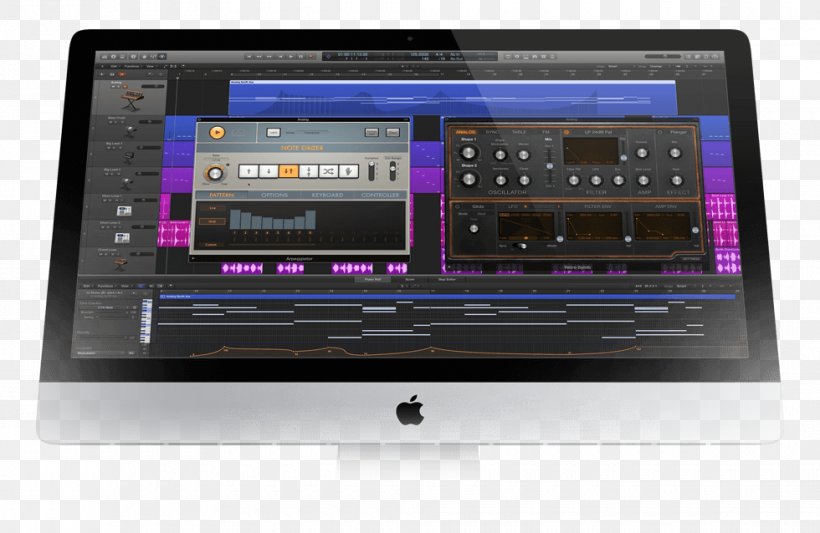 MacBook Pro Logic Pro Apple IPhone X, PNG, 980x638px, Macbook Pro, Apple, Audio Receiver, Computer Software, Display Device Download Free