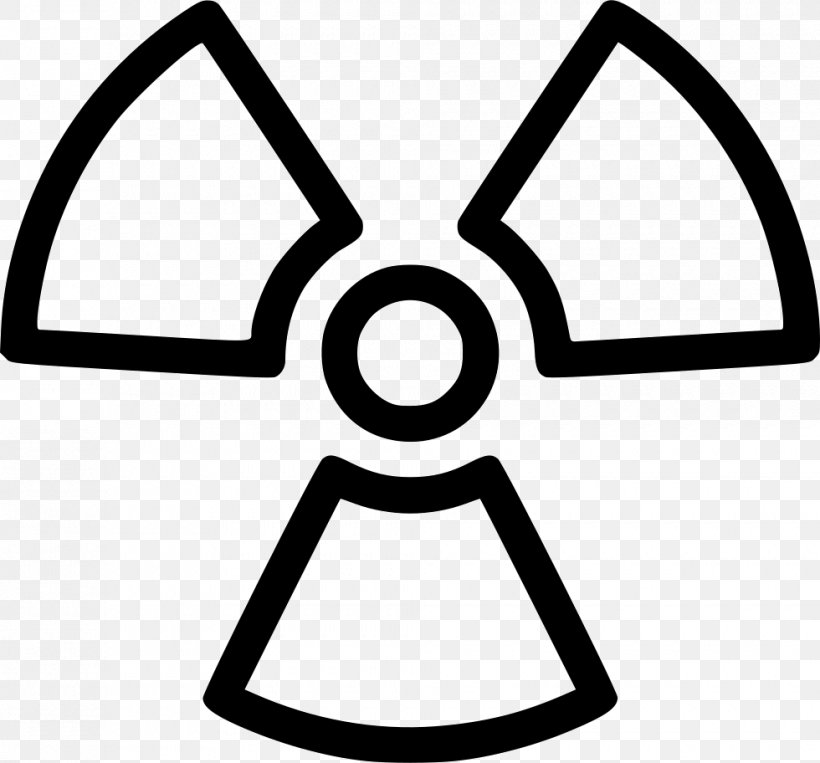 Radioactive Decay Radiation Symbol, PNG, 980x912px, Radioactive Decay, Area, Biological Hazard, Black And White, Monochrome Photography Download Free