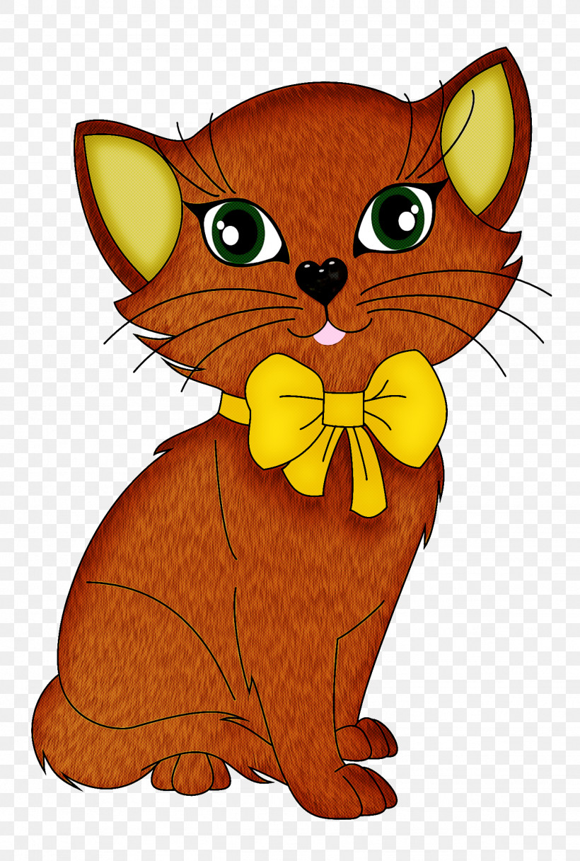 Cartoon Cat Whiskers Small To Medium-sized Cats Tail, PNG, 1434x2127px, Cartoon, Abyssinian, Animation, Cat, Small To Mediumsized Cats Download Free