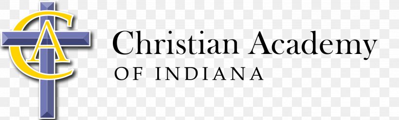 Christian Academy Of Indiana Organization Christian School Logo, PNG, 2687x812px, Christian Academy Of Indiana, Area, Banner, Blue, Brand Download Free