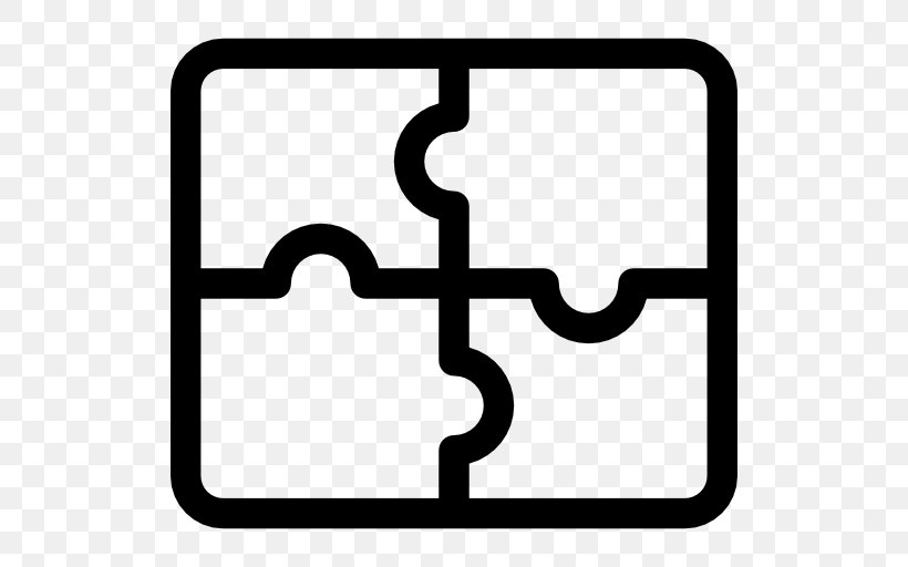 Jigsaw Puzzles Game, PNG, 512x512px, Jigsaw Puzzles, Area, Black And White, Font Awesome, Game Download Free
