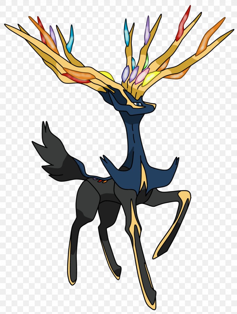 Pokémon X And Y Pokémon Duel Xerneas And Yveltal, PNG, 1024x1358px, Xerneas And Yveltal, Antler, Art, Artwork, Branch Download Free