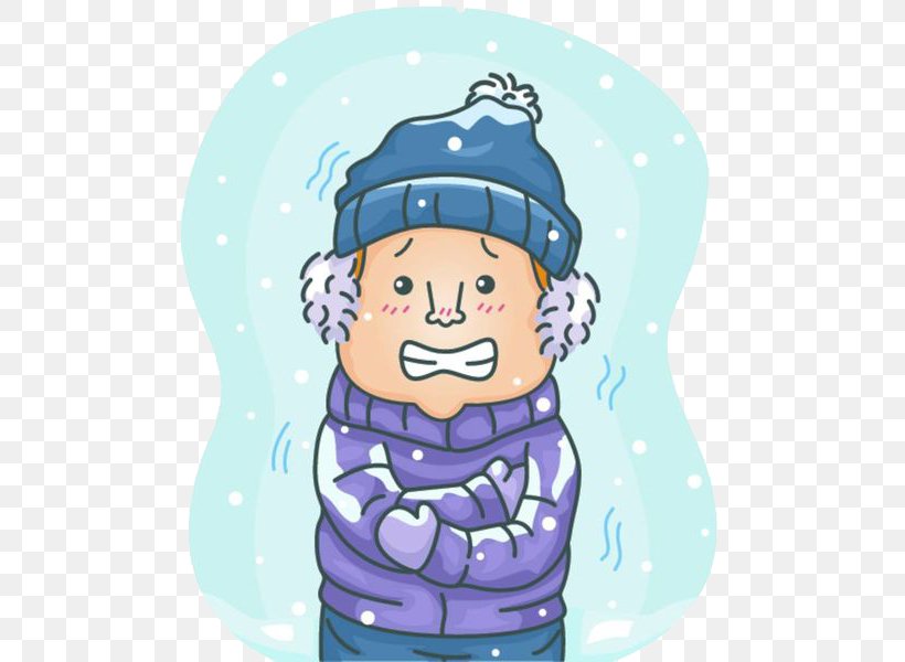 Shivering Common Cold Chills Clip Art, PNG, 547x600px, Shivering, Art, Blue, Cartoon, Chills Download Free