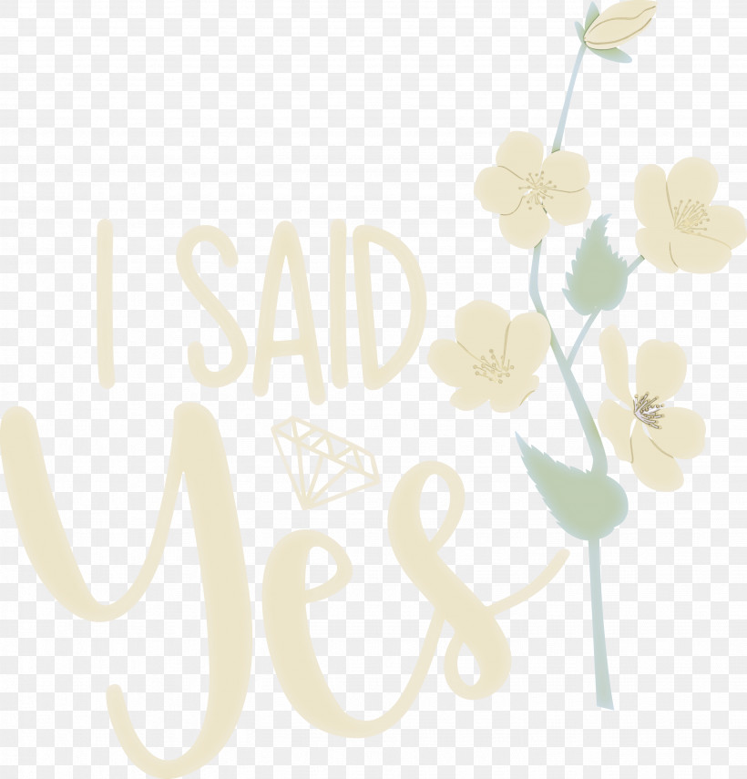 I Said Yes She Said Yes Wedding, PNG, 2876x3000px, I Said Yes, Branching, Floral Design, Meter, She Said Yes Download Free