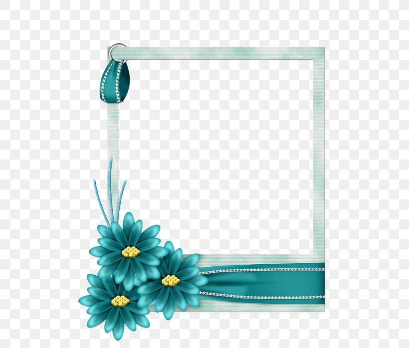 Paper Picture Frames Blue Clip Art, PNG, 543x698px, Paper, Aqua, Blue, Floral Design, Flower Download Free
