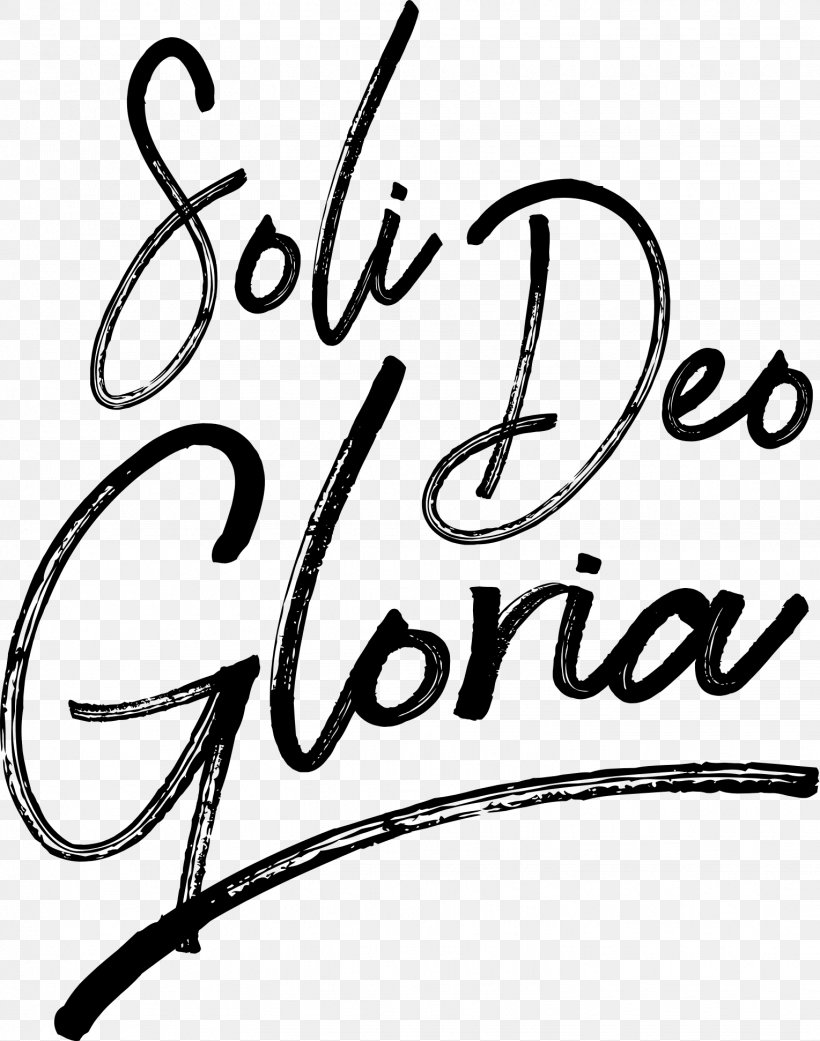 Soli Deo Gloria Protestantism God Clip Art, PNG, 1529x1942px, Soli Deo Gloria, Area, Art, Black And White, Brand Download Free