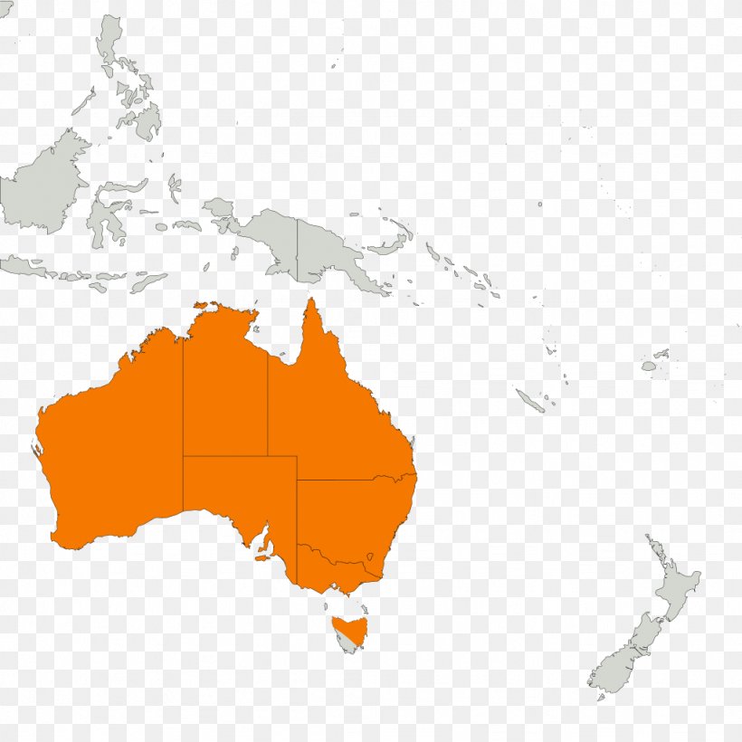 Australia Mapa Polityczna Blank Map, PNG, 1024x1024px, Australia, Area, Australasia, Blank Map, Continent Download Free