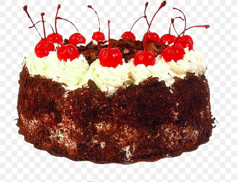 Black Forest Gateau Chocolate Cake Bakery Fruitcake Birthday Cake, PNG, 728x628px, Black Forest Gateau, Bakery, Baking, Birthday Cake, Black Forest Cake Download Free