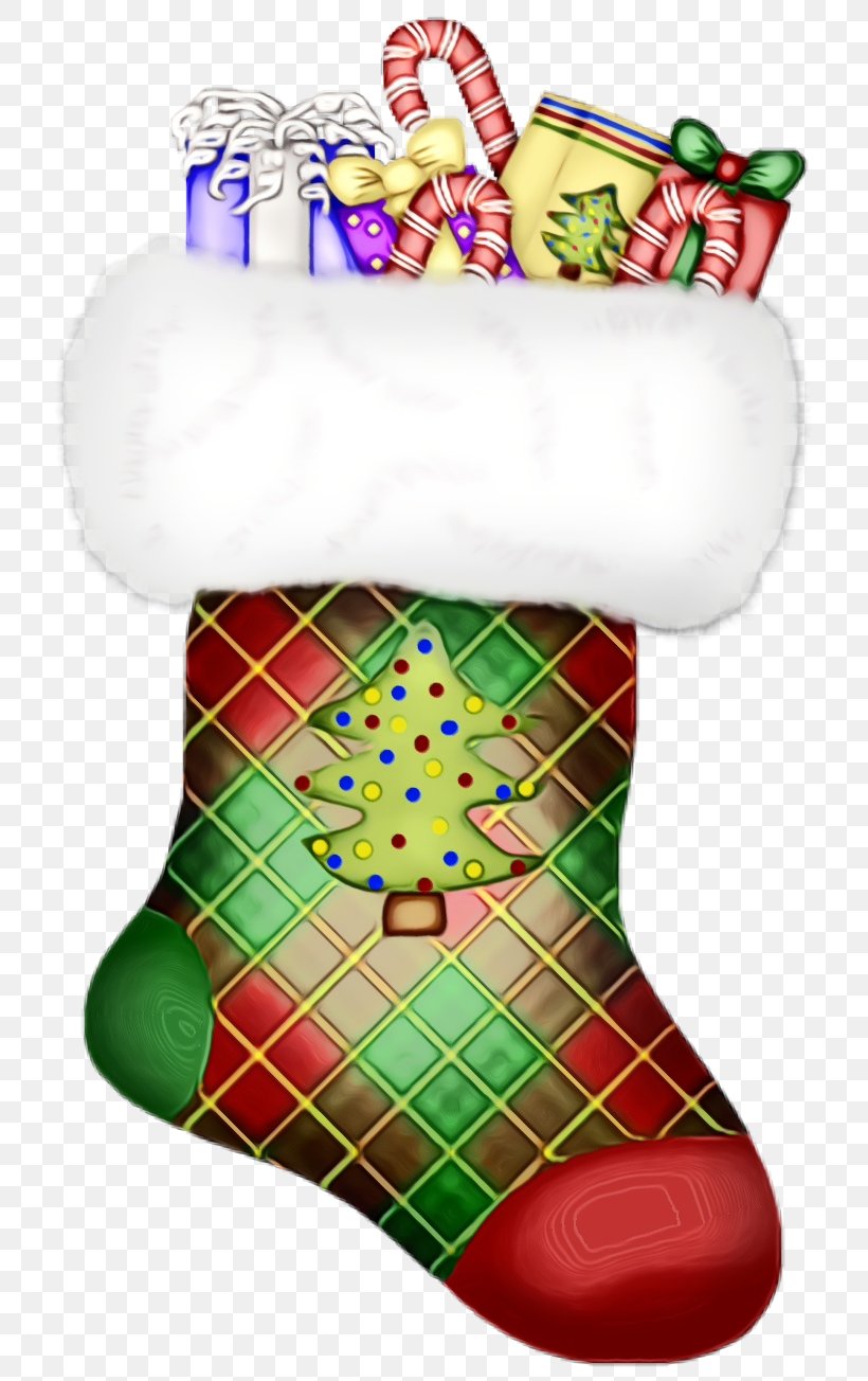 Christmas Stocking, PNG, 738x1304px, Christmas Stocking, Christmas Decoration, Christmas Socks, Holiday Ornament, Paint Download Free