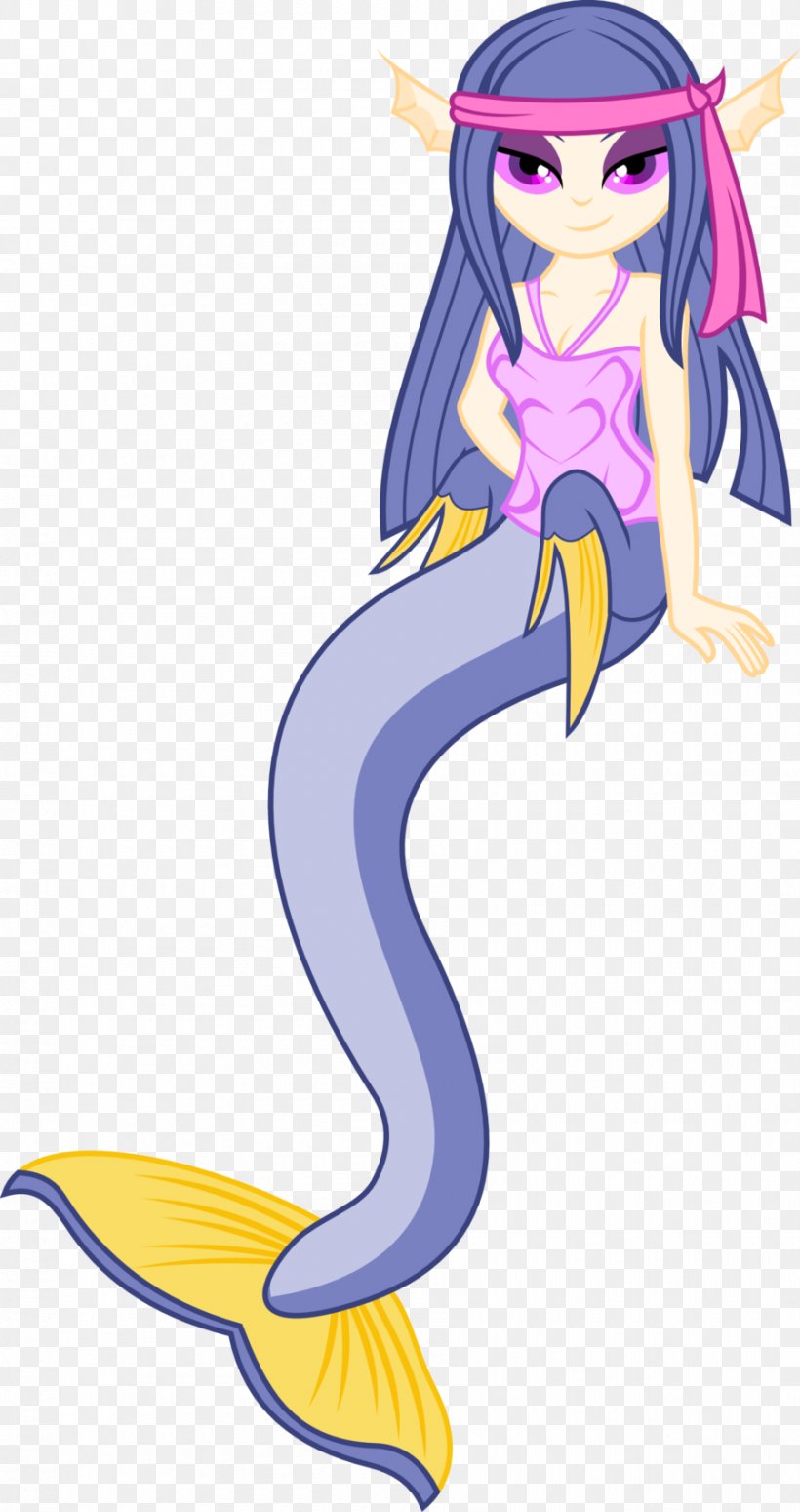 Mermaid Princess Luna Pony Fan Art, PNG, 900x1701px, Watercolor, Cartoon, Flower, Frame, Heart Download Free
