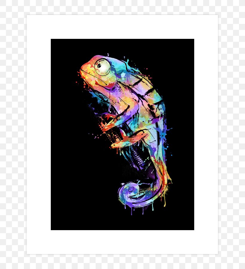 T-shirt Hoodie Chameleons Top, PNG, 740x900px, Tshirt, Art, Bluza, Chameleons, Design By Humans Download Free