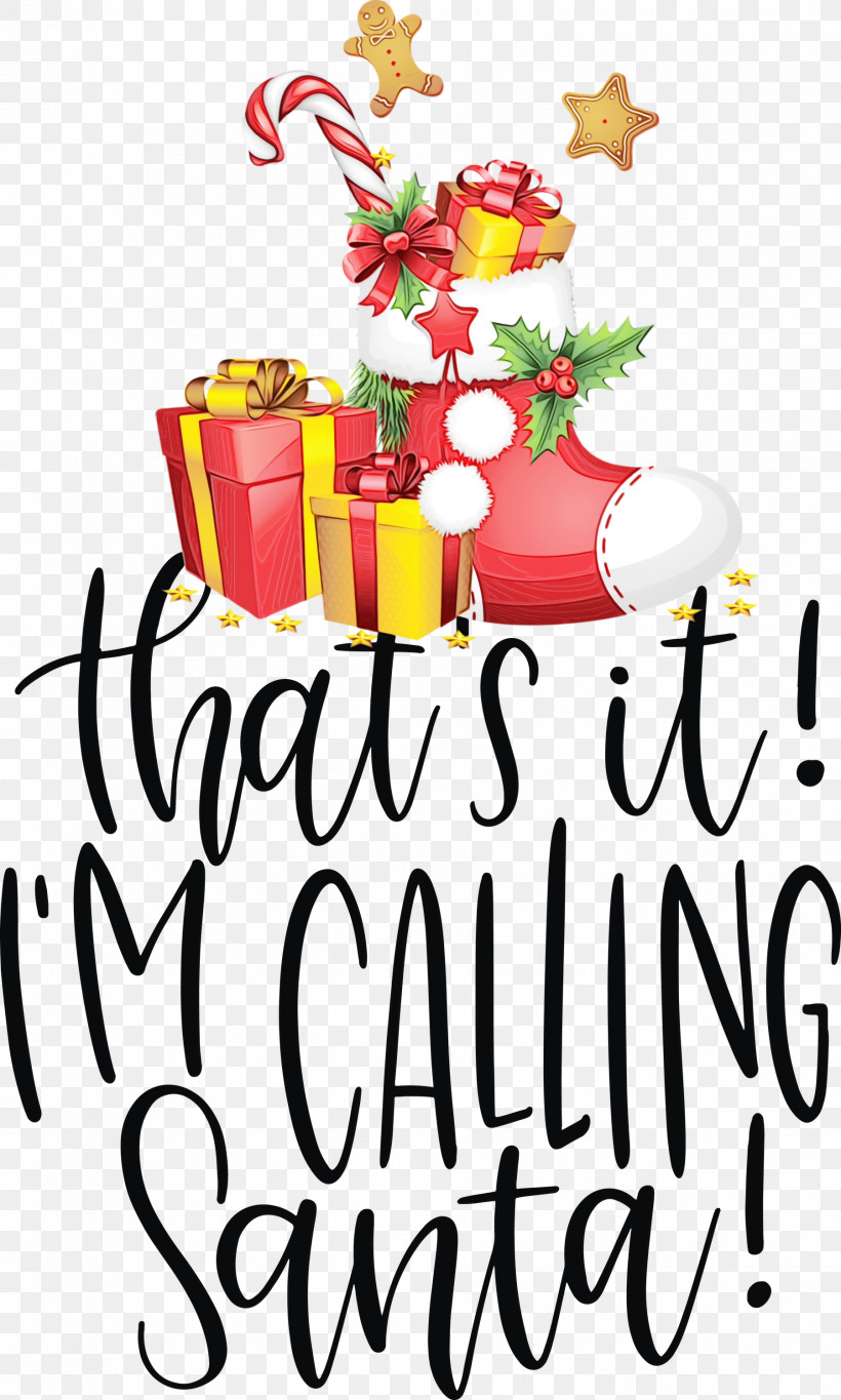 Christmas Decoration, PNG, 1801x3000px, Calling Santa, Christmas, Christmas Day, Christmas Decoration, Decoration Download Free