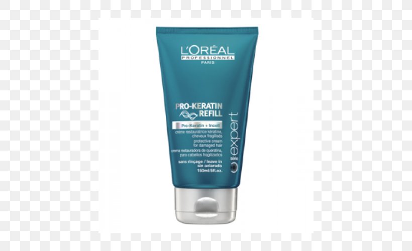 Lotion L'Oréal Professionnel Série Expert PRO-KERATIN REFILL Shampoo Hair Care Shower Gel Moisturizer, PNG, 500x500px, Lotion, Body Shop, Cosmetics, Cream, Gel Download Free