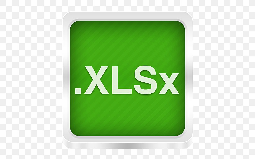 .xlsx Microsoft Excel, PNG, 512x512px, Xlsx, Brand, Grass, Green, Logo Download Free