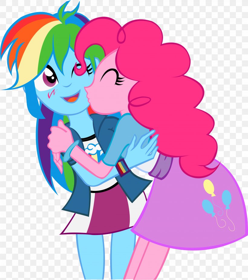 Rainbow Dash Pinkie Pie My Little Pony: Equestria Girls, PNG, 4413x4990px, Watercolor, Cartoon, Flower, Frame, Heart Download Free