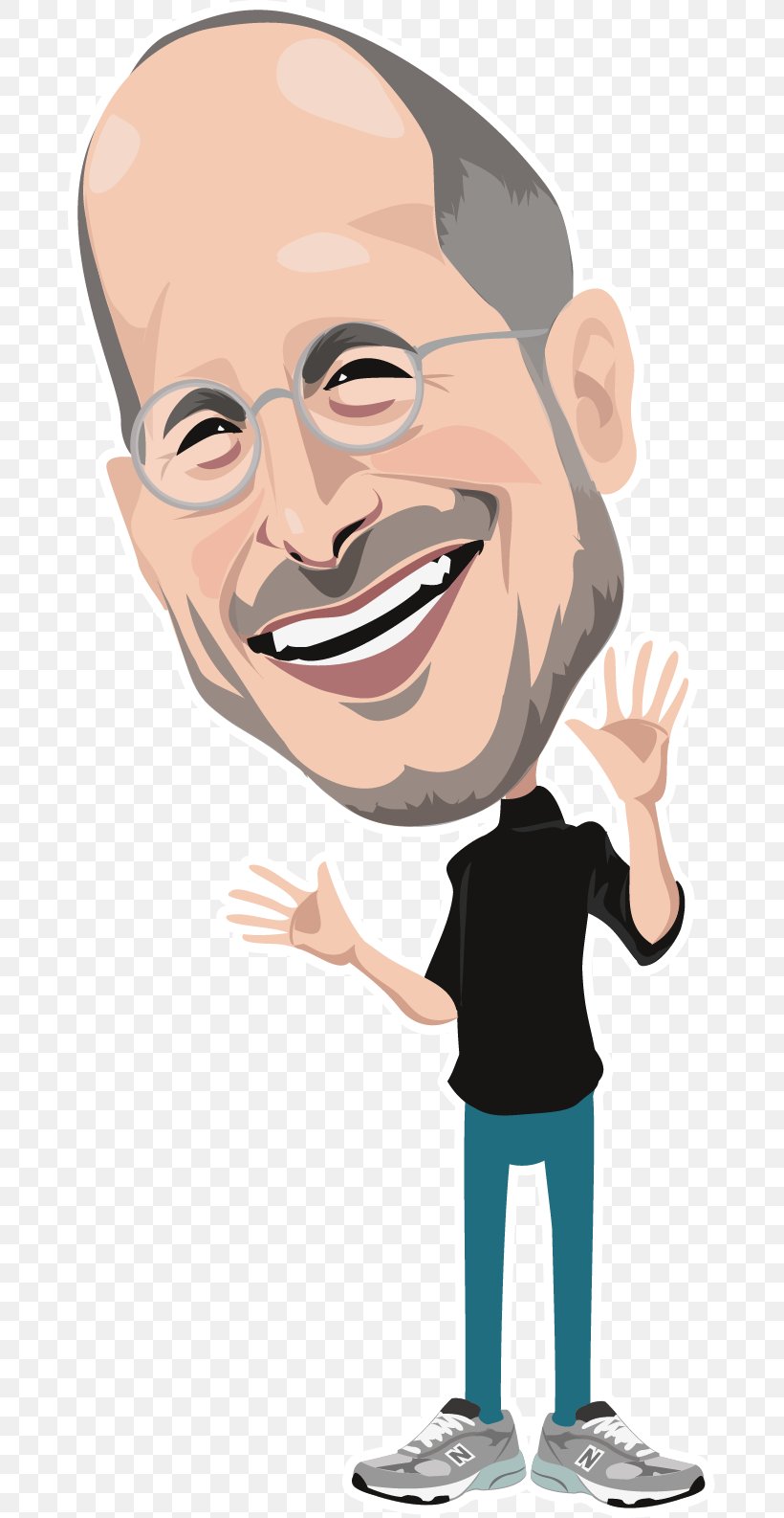 Steve Jobs Apple Cartoon Facial Expression Clip Art, PNG, 677x1586px, Steve Jobs, Apple, Cartoon, Cheek, Chief Executive Download Free