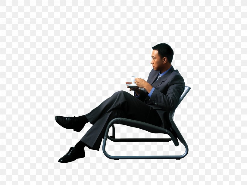 sitting on chair png