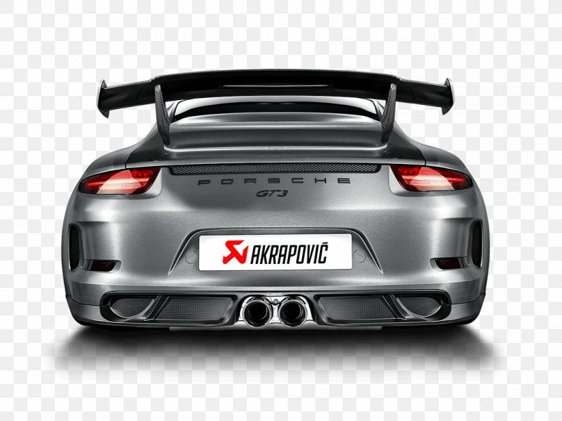 Porsche 911 GT3 Porsche 911 GT2 Exhaust System Akrapovič, PNG, 1066x799px, Porsche 911 Gt3, Automotive Design, Automotive Exterior, Bumper, Car Download Free
