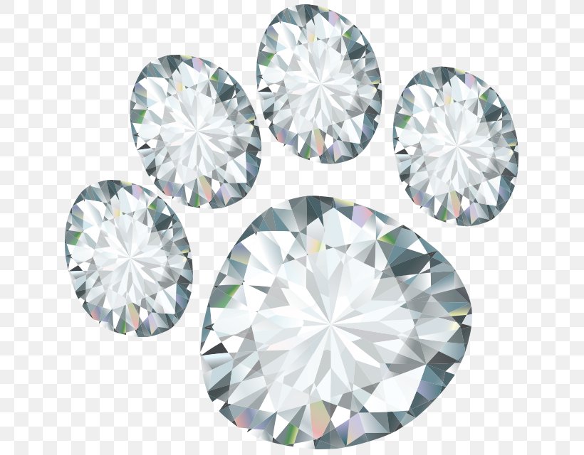 Dog Grooming Pet Sitting Diamond, PNG, 640x640px, Dog, Body Jewelry, Crystal, Diamond, Dog Breed Download Free