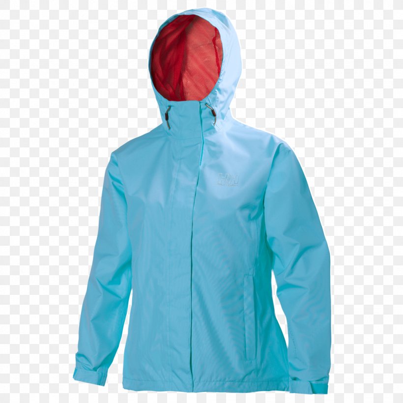 Hoodie Jacket Raincoat Bluza, PNG, 1024x1024px, Hoodie, Aqua, Azure, Bluza, Cobalt Blue Download Free