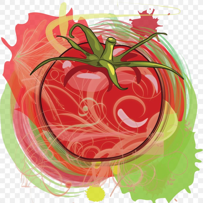 Tomato Vegetarian Cuisine Vinaigrette Food Salad, PNG, 1400x1400px, Tomato, Flavor, Floral Design, Flower, Food Download Free