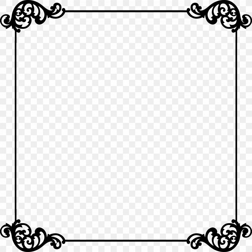 Clip Art, PNG, 3600x3600px, Digital Scrapbooking, Area, Black, Black And White, Monochrome Download Free
