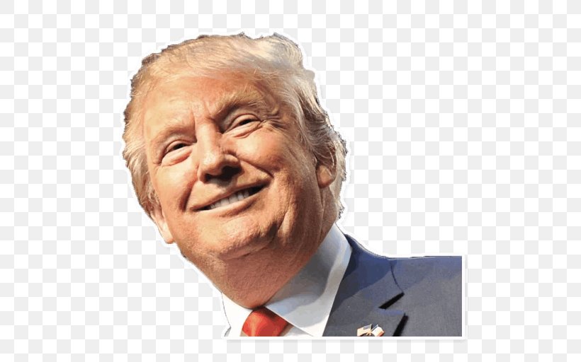 Presidency Of Donald Trump Sticker Trump Vs. Clinton United States, PNG, 512x512px, Donald Trump, Chin, Death Road To Canada, Elder, Forehead Download Free