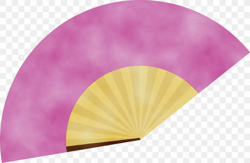 Purple Fan, PNG, 3324x2175px, Watercolor, Fan, Paint, Purple, Wet Ink Download Free