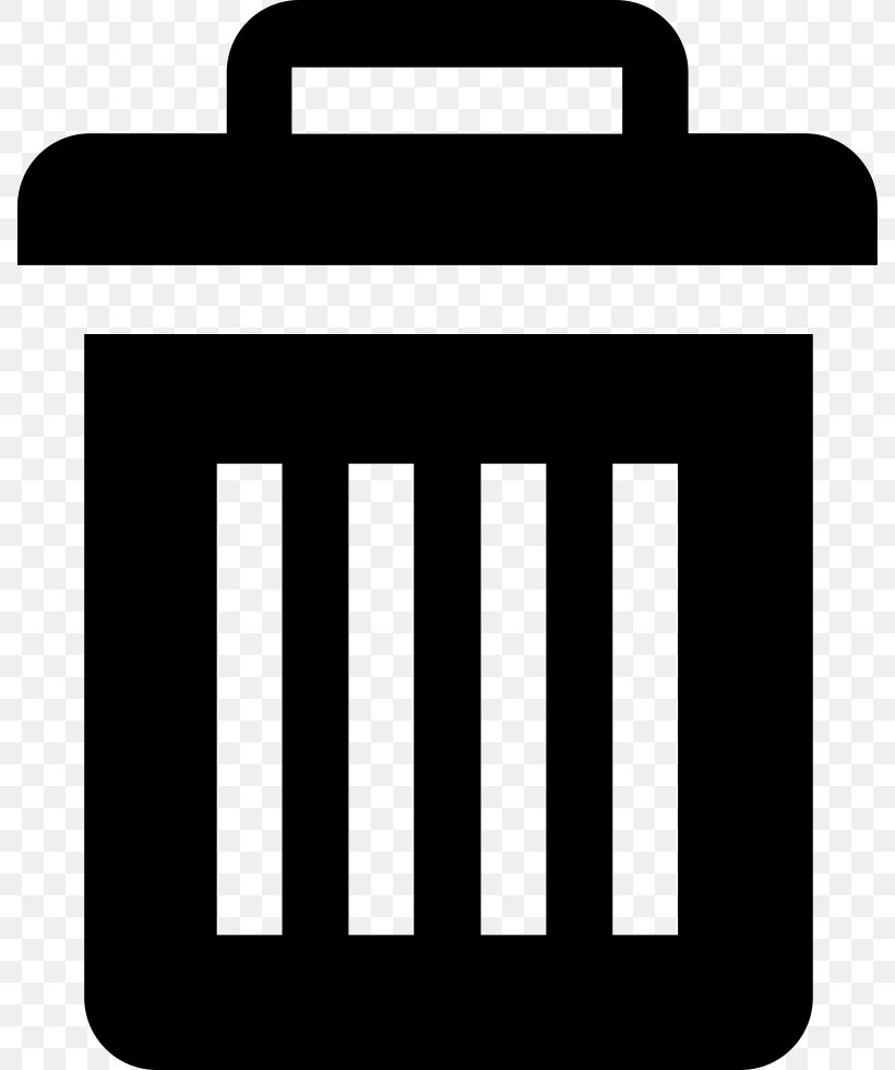 Cancel Icon, PNG, 788x980px, Trash, Black And White, Brand, Computer Software, Logo Download Free
