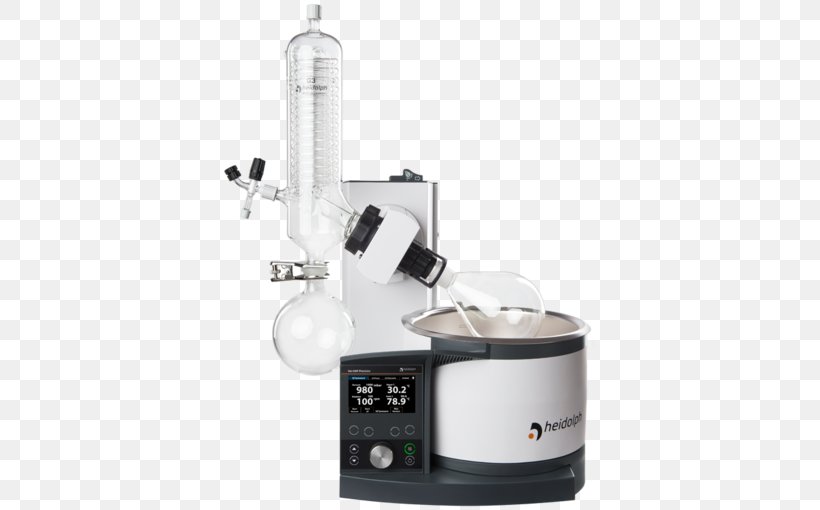 Distillation Heidolph Rotary Evaporator Evaporation, PNG, 510x510px, Distillation, Echipament De Laborator, Evaporation, Evaporator, Extraction Download Free