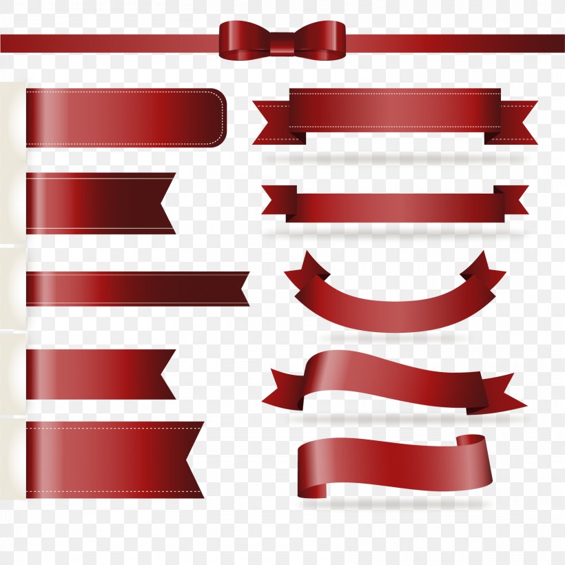 Paper Red Ribbon, PNG, 1667x1667px, Ribbon, Pattern, Photography, Rectangle, Red Download Free