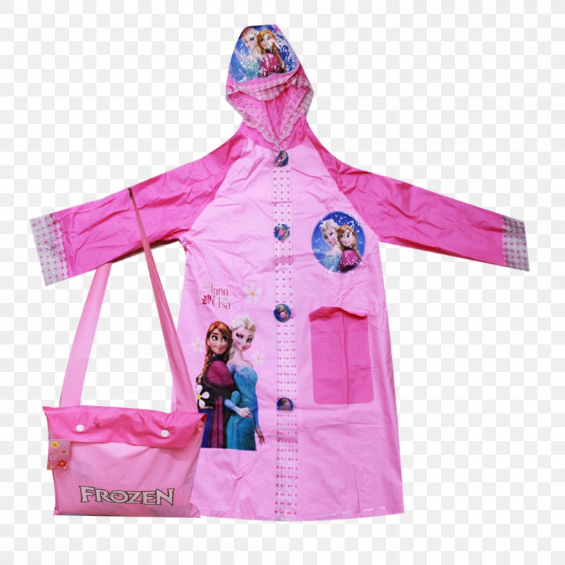 Raincoat Hoodie Sleeve Pink M, PNG, 1000x1000px, Raincoat, Clothing, Hood, Hoodie, Magenta Download Free