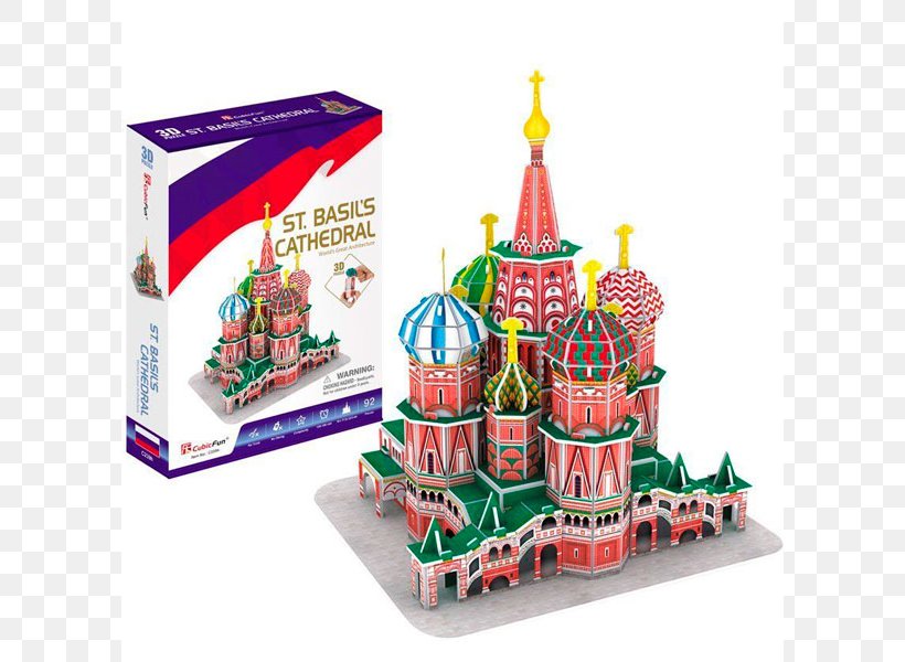 Saint Basil's Cathedral Jigsaw Puzzles 3D-Puzzle Church, PNG, 686x600px, Jigsaw Puzzles, Basil Fool For Christ, Cathedral, Christmas Decoration, Christmas Ornament Download Free
