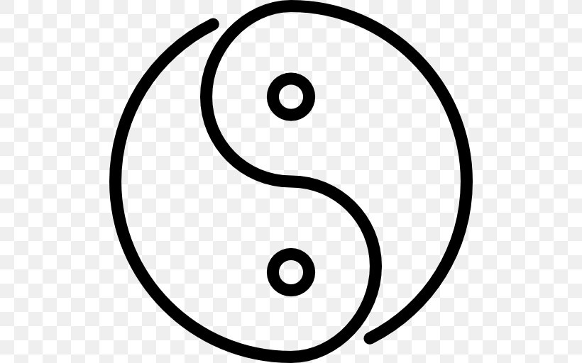 Yin And Yang Taoism, PNG, 512x512px, Yin And Yang, Area, Black And White, Color, Coloring Book Download Free